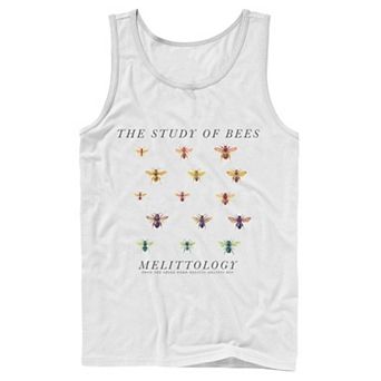 Men's Earth Day Melittology The Study Of Bees Tank Top