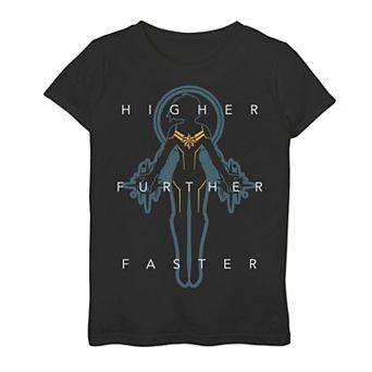 Girls 7-16 Marvel Captain Marvel Higher Further Faster Graphic Tee