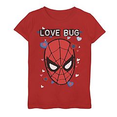 Girls 7-16 Marvel Spider-Man Love Bug Graphic Tee