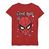 Girls 7-16 Marvel Spider-Man Love Bug Graphic Tee