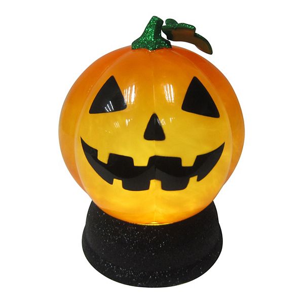 Celebrate Halloween Together Light Up Halloween Shimmer Pumpkin Globe