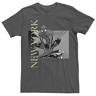 Men's Marvel Spider-Man New York Portrait Tee