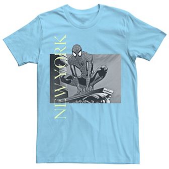 Men's Marvel Spider-Man New York Portrait Tee