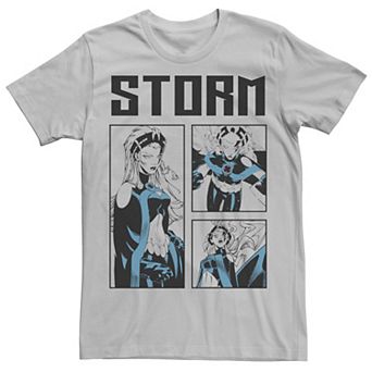 Men's Marvel X-Men Storm Vintage Portrait Panels Tee