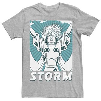 Men's Marvel X-Men Storm Propaganda Style Poster Tee