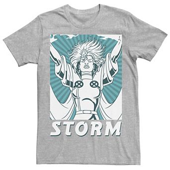Men's Marvel X-Men Storm Propaganda Style Poster Tee