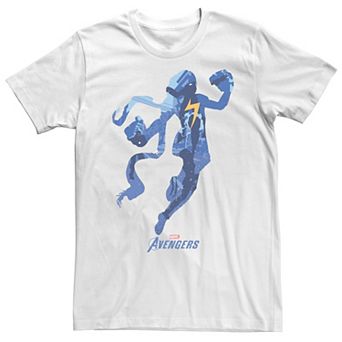 Men's Marvel Avengers Ms Marvel Silhouette Fill Tee