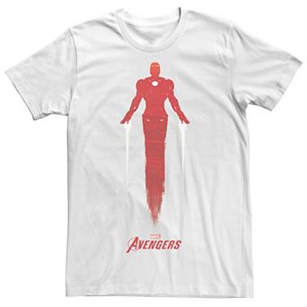 Men's Marvel Avengers Iron Man Flying Simple Tee