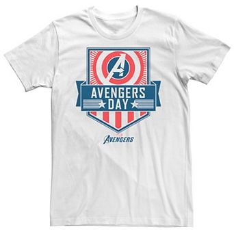 Men's Marvel Avengers Day Badge Tee