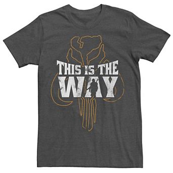 Men's Star Wars The Mandalorian This Is The Way Mythosaur Overlay Tee