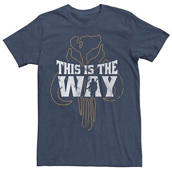 Men's Star Wars The Mandalorian This Is The Way Mythosaur Overlay Tee