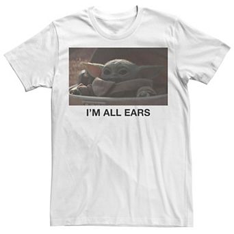 Men's Star Wars The Mandalorian The Child I'm All Ears Tee