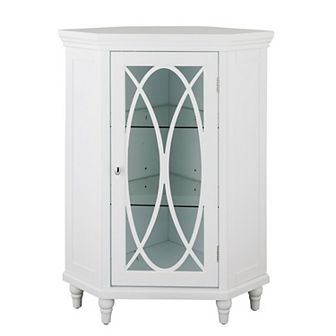 Teamson Home Corner Cabinet & Adjustable Shelves