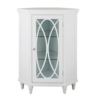 Teamson Home Corner Cabinet & Adjustable Shelves