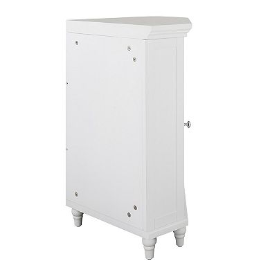 Teamson Home Corner Cabinet & Adjustable Shelves