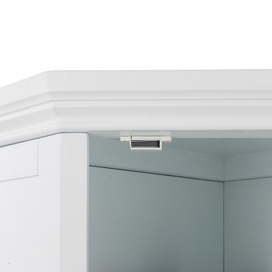 Teamson Home Corner Cabinet & Adjustable Shelves