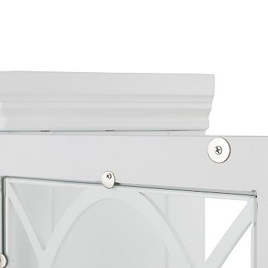 Teamson Home Corner Cabinet & Adjustable Shelves