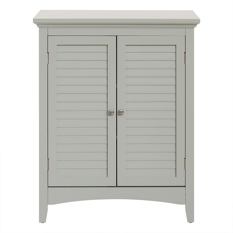 Teamson Home Glancy Door Cabinet & Shutter Doors, Grey