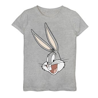Girls 7-16 Looney Tunes Classic Bugs Bunny Big Face Graphic Tee