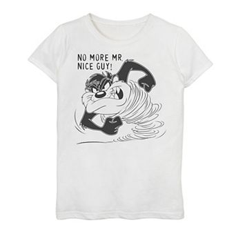 Girls 7-16 Looney Tunes Mr Nice Guy Line Art Graphic Tee