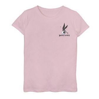 Girls 7-16 Looney Tunes Bugs Bunny Spray Paint Portrait Graphic Tee