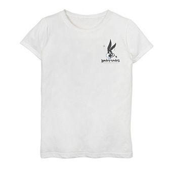 Girls 7-16 Looney Tunes Bugs Bunny Spray Paint Portrait Graphic Tee