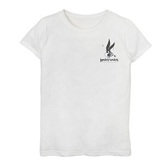 Girls 7-16 Looney Tunes Bugs Bunny Spray Paint Portrait Graphic Tee