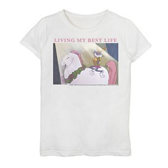 Girls 7-16 Looney Tunes Bugs Bunny Best Life Poster Graphic Tee