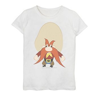 Girls 7-16 Looney Tunes Yosemite Sam Angry Portrait Graphic Tee