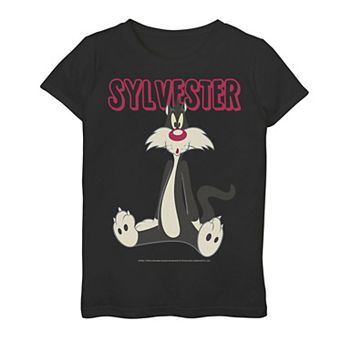 Girls 7-16 Looney Tunes Sylvester Portrait Graphic Tee