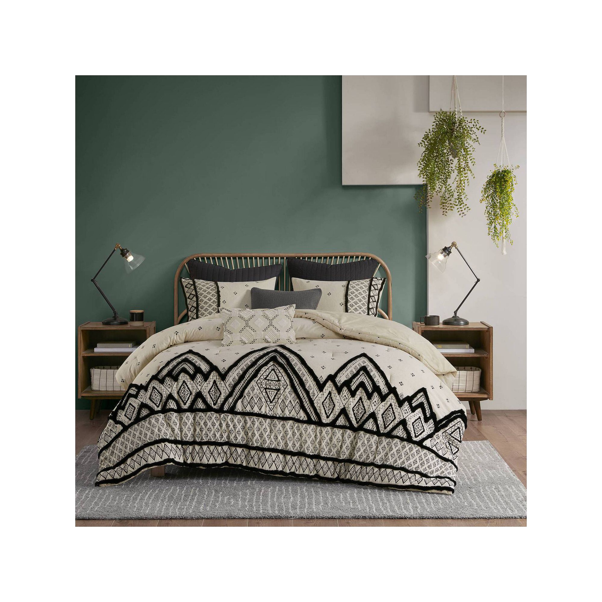 INK+IVY Marta 3-piece Cotton Comforter Set, Natural