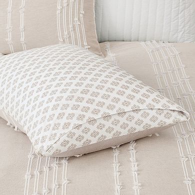 INK+IVY Kara Cotton Jacquard Duvet Cover Set