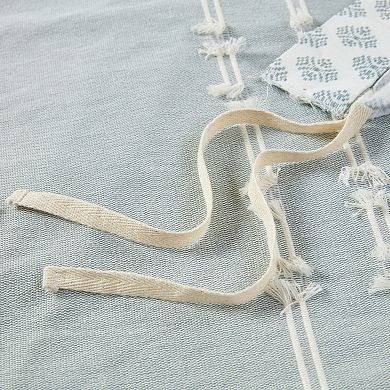 INK+IVY Kara Cotton Jacquard Duvet Cover Set