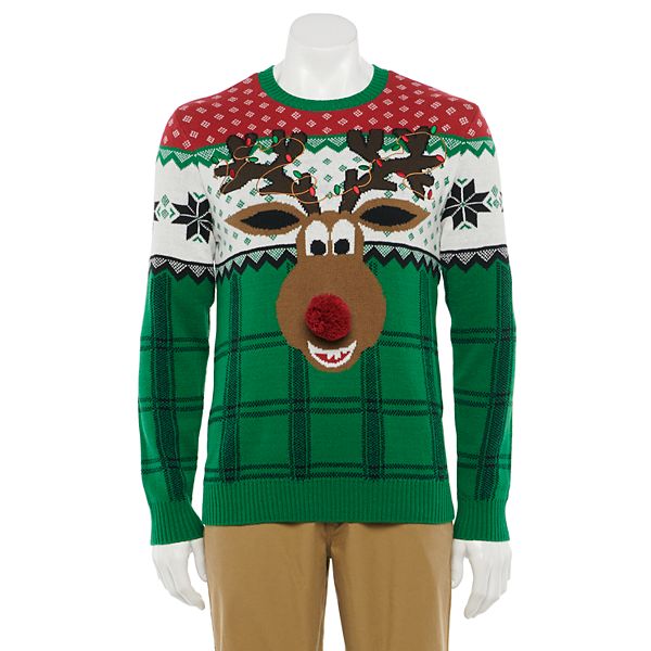 Men's Reindeer Christmas Sweater