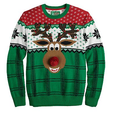 Men's Reindeer Christmas Sweater