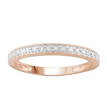 Diamond Medley 10k Gold 1/10 Carat T.W. Diamond Band Ring
