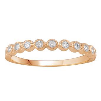 Diamond Medley 10k Gold 1/6 Carat T.W. Diamond Band Ring