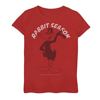 Girls 7-16 Looney Tunes Daffy Duck Rabbit Season Graphic Tee