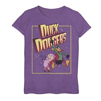Girls 7-16 Looney Tunes Bugs Bunny Space Duo Poster Graphic Tee