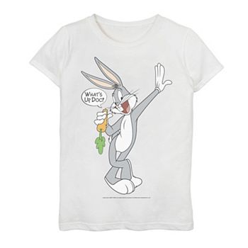 Girls 7-16 Looney Tunes Bugs Bunny Graphic Tee Doc What\'s Portrait Up