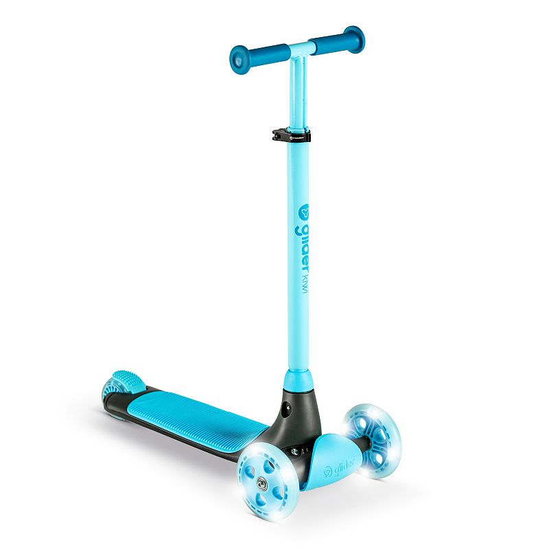 Yvolution Y-Glider 3-Wheeled Folding Scooter, Blue