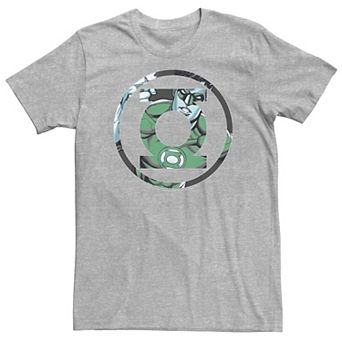 Men's DC Comics Justice League Green Lantern Face Logo Tee