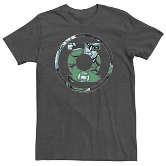 Men's DC Comics Justice League Green Lantern Face Logo Tee