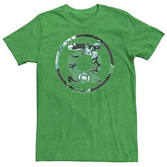 Men's DC Comics Justice League Green Lantern Face Logo Tee