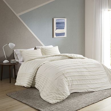 Urban Habitat Camden 3-piece Cotton Chenille Duvet Cover Set