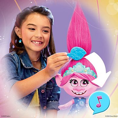 DreamWorks Trolls World Tour Dancing Hair Poppy