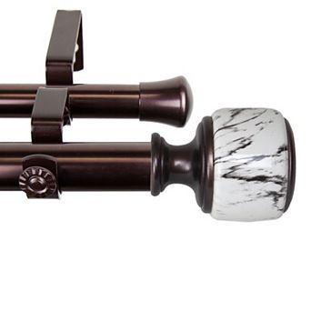 Rod Desyne 1" Josephine Double Curtain Rod