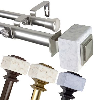 Rod Desyne 1" Estelle Double Curtain Rod