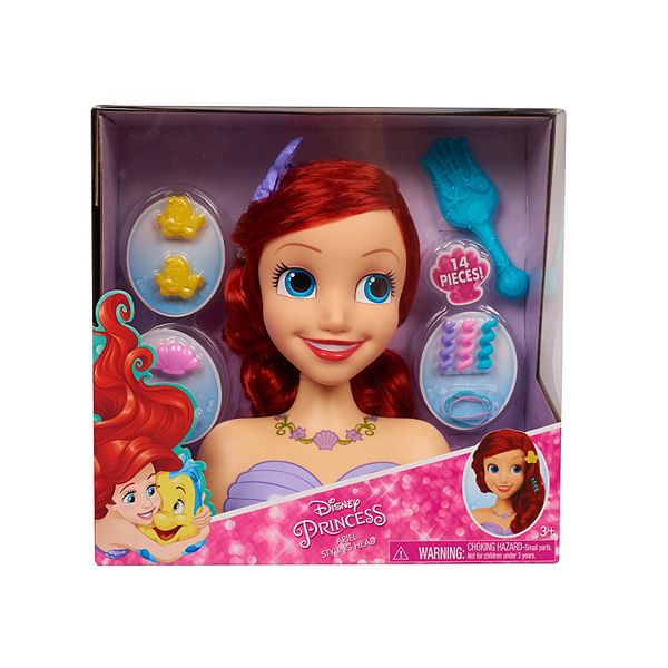 Disney Princess Ariel Styling Head, 14-pieces, Officially Licensed Kids ...
