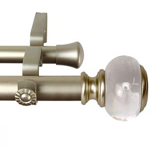 Rod Desyne 1" Ironwood Double Curtain Rod